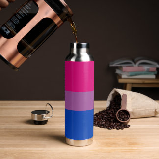 Bouteille D'eau Fierté bisexuelle !