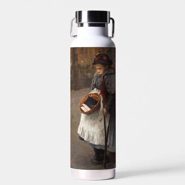 Bouteille D'eau Fille aux allumettes Pauvre gamin des rues Pauvret (Avant)