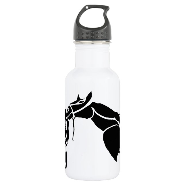 Bouteille D'eau Fille qui aime son cheval (Devant)