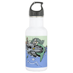 Bouteille D'eau Fille Sirène Été Plage Amitié Fantaisiste