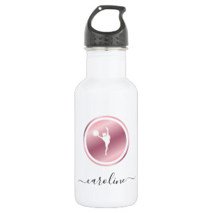Bouteille D'eau Filles Cheerled Rose Rose Or Cheer Nom du thème