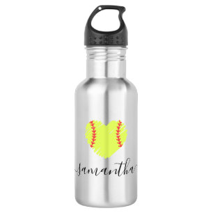 Bouteille D'eau Filles de softball Femme Personnalisée