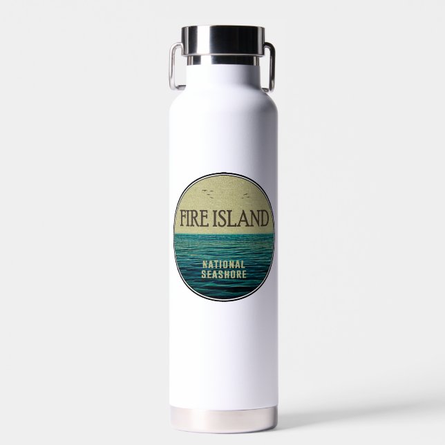 Bouteille D'eau Fire Island National Seashore New York Ocean Birds (Avant)