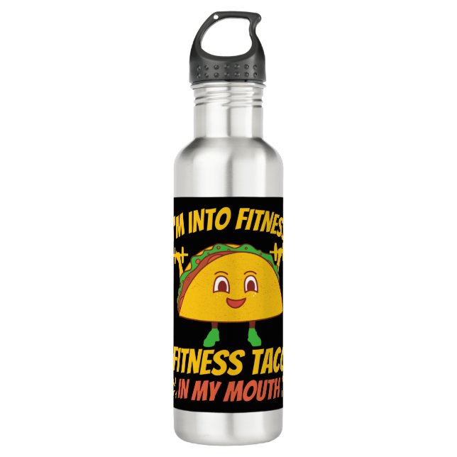 Bouteille D'eau Fitness Taco Exercice Salle De Fitness (Devant)
