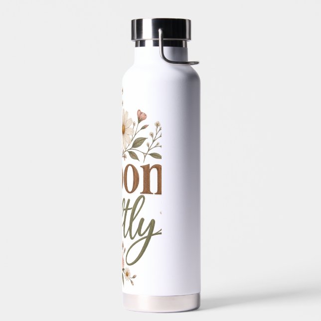 Bouteille D'eau Flacon d'eau Fleurie Bloom Softly (Gauche)