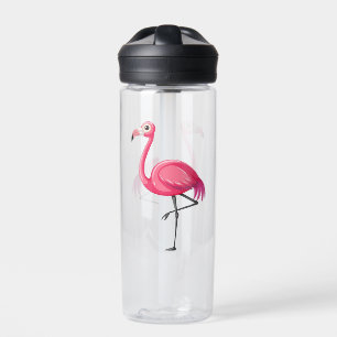 Bouteille D'eau Flamant rose rose Bird-89686