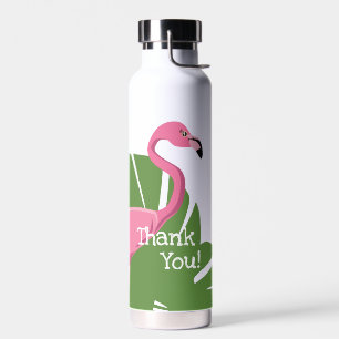 Bouteille D'eau Flamingo rose personnalisé Douche nuptiale tropica