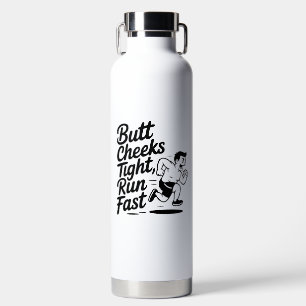Bouteille D'eau Flasque de sport pour coureur drôle