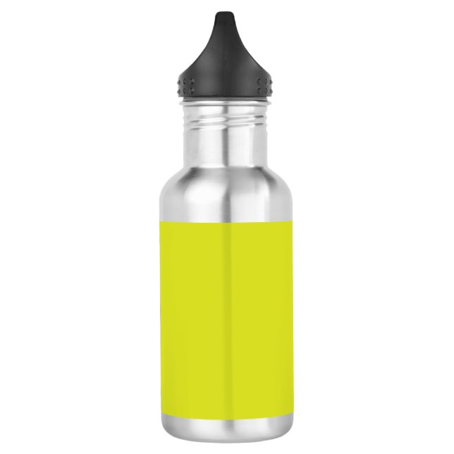 Bouteille D'eau Flat Yellow Background – Back-to-School Texture (Gauche)