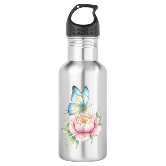 Bouteille D'eau Fleur (Devant)