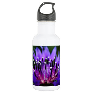 Bouteille D'eau Fleur de Cornflower Bleue Fleurs de Paix Aimer Des