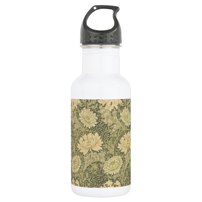 Bouteille D'eau Fleur de Sauge Chrysanthème de William Morris (Devant)