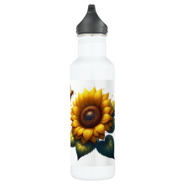 Bouteille D'eau Fleur de tournesol été (Droite)