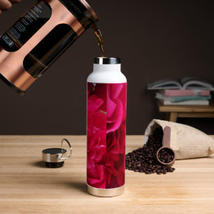 Bouteille D'eau Fleur Rose classique été et hiver