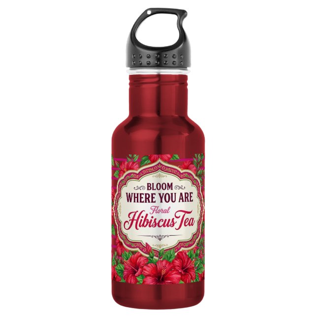 Bouteille D'eau Fleurir là où vous êtes (Devant)