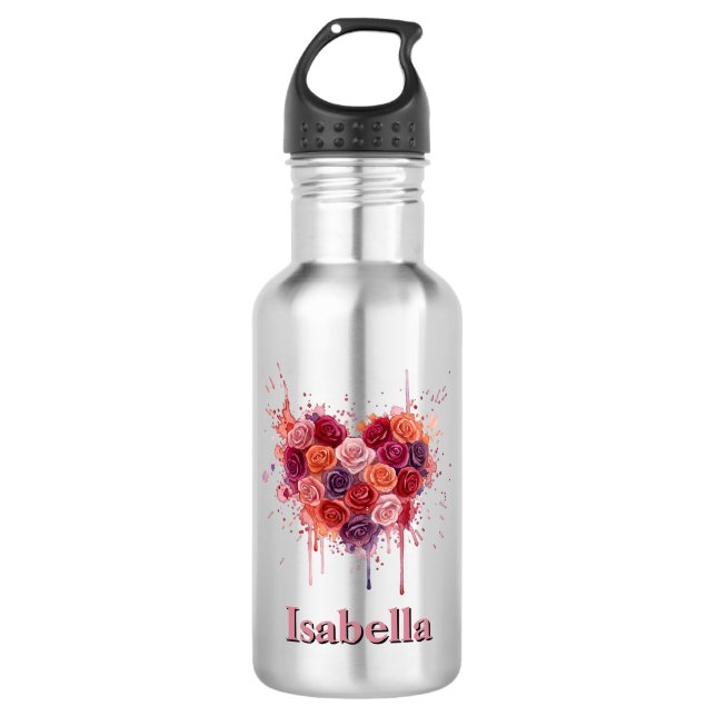 Bouteille D'eau Fleurs (Devant)