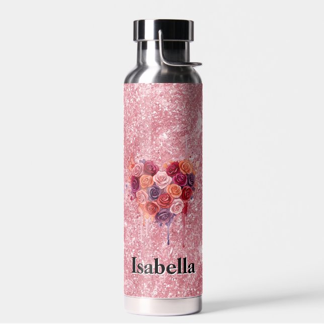 Bouteille D'eau Fleurs (Gauche)
