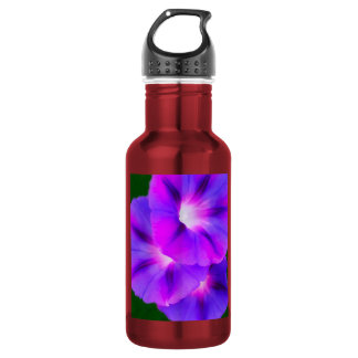 Bouteille D'eau Fleurs blanches violettes