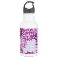 Fleurs de dahlia, motif de fleurs, dahlia pourpre