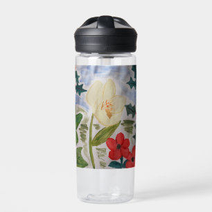 Bouteille D'eau Fleurs d'hiver & houx