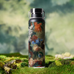 Bouteille D'eau Fleurs Faux Or Monogramme Vintage Floral Art<br><div class="desc">Créez votre propre script personnalisé, personnalisé, art vintage / fleurs / art floral, élégant script de typographie en faux or, noir classe, étanche aux déversements, acier inoxydable, extérieur résistant à la condensation, monogrammed mat noir durable double paroi Thor Cuivre Vacuum Bouteille isolée qui garde les boissons chaudes pendant 12 heures...</div>