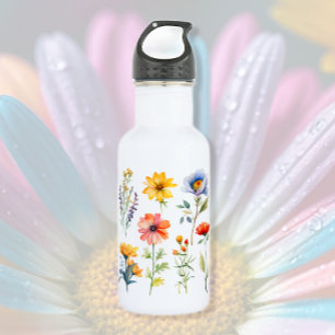 Bouteille D'eau Fleurs sauvages d'été