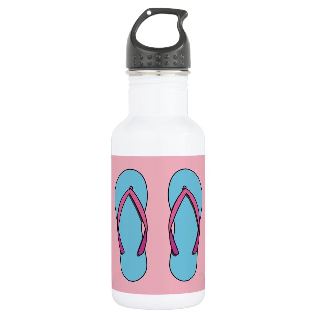 Bouteille D'eau Flip Flops de plage (Devant)
