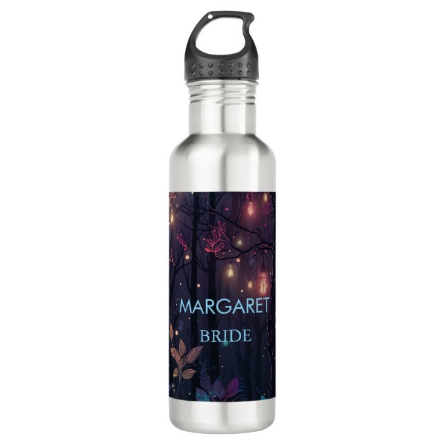 Bouteille D'eau Floral Spray Fantasy Art Wedding Bride  (Devant)