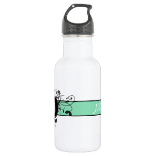 Bouteille D'eau Flourish victorien décoré d'un monogramme
