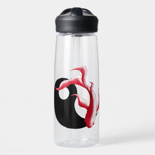 Bouteille D'eau Flux martial abstrait YinYang Art martial Eau B