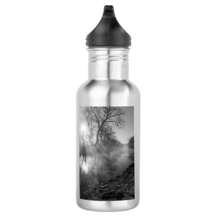 Bouteille D'eau Foggy River Matin Sunrise Water Bottle