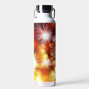 Bouteille D'eau Fond d'étoiles de feux d'artifice abstraits