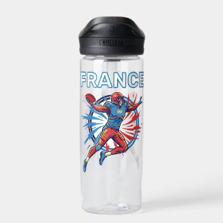 Bouteille D'eau Football Dynamique de France Quarterback Art Patri