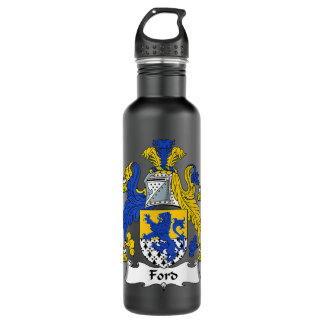 Bouteille D'eau Ford Coat of Arms Family Crest