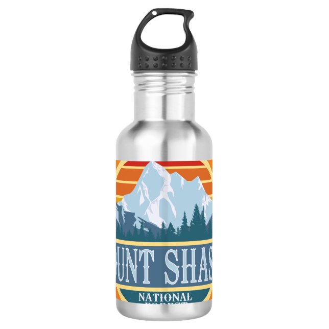 Bouteille D'eau Forêt nationale du Mont Shasta (Devant)