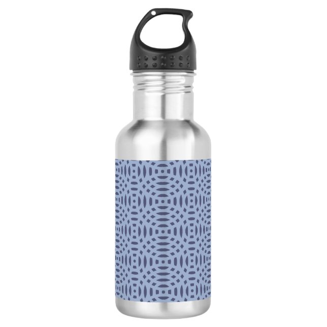Bouteille D'eau formes circulaires motif transparent (Devant)