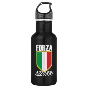 Bouteille D'eau Forza Azzurri Italy Flag Soccer