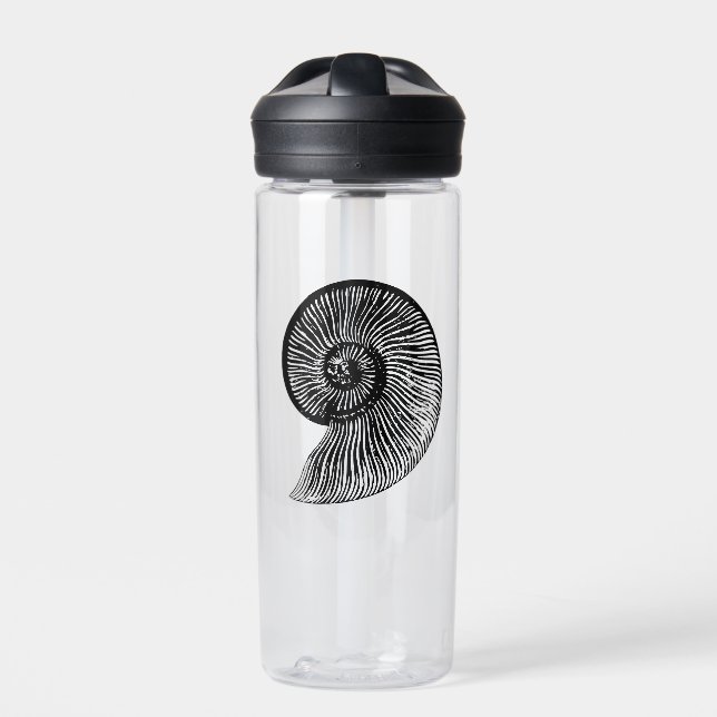Bouteille D'eau Fossile ammonite (Extérieur)