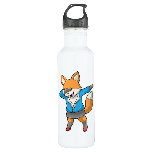 Bouteille D'eau Fox en tant que secrétaire chez Hip hop Dance (Devant)