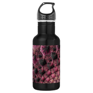 Bouteille D'eau Fractale rose