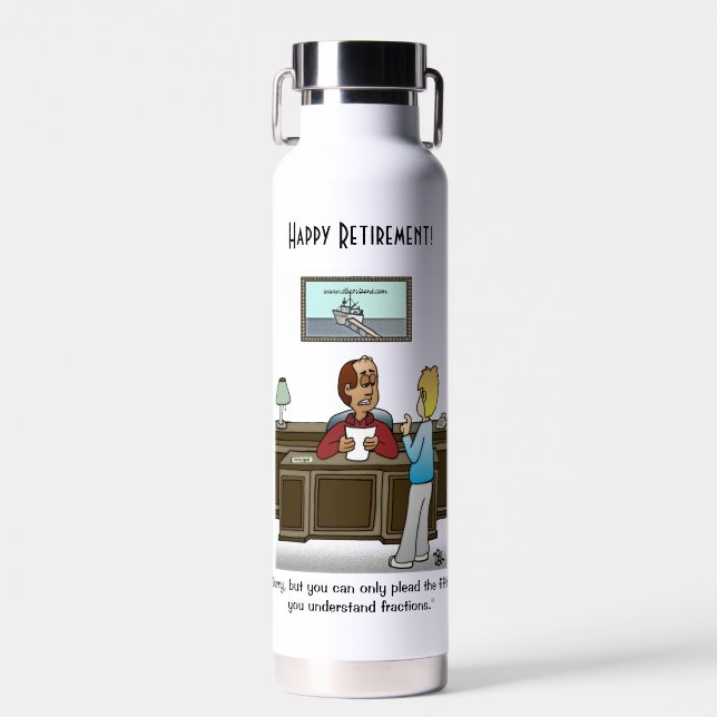 Bouteille D'eau Fractions blanches (Avant)