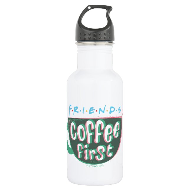 Bouteille D'eau FRIENDS™ | Café d'abord (Devant)