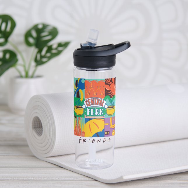 Bouteille D'eau FRIENDS™ | Central Perk Graphique Vibrant (Yoga)