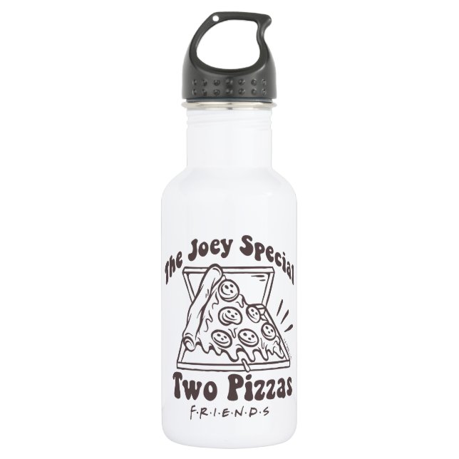 Bouteille D'eau FRIENDS™ | Citation Pizza Joey (Devant)
