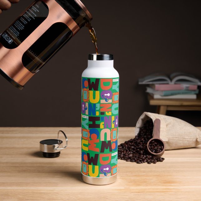 Bouteille D'eau FRIENDS™ | Comment vas-tu Design Vibrant (Gym)
