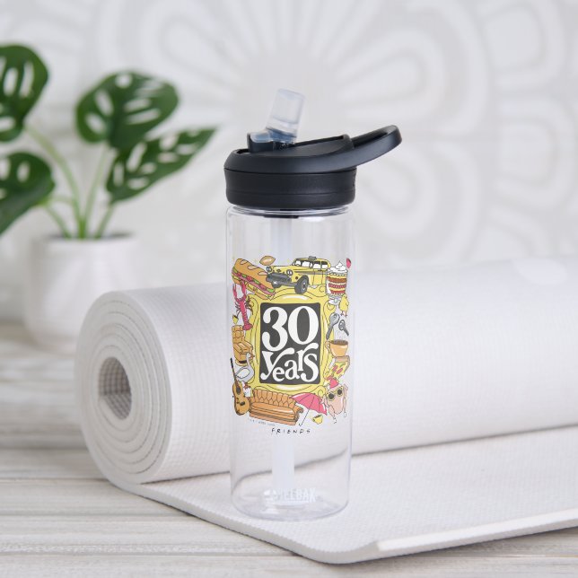 Bouteille D'eau FRIENDS™ | Graphisme 30 ans (Yoga)