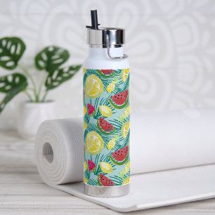Bouteille D'eau Fruits de plage tropicaux Watermelon Lemon Pineapp