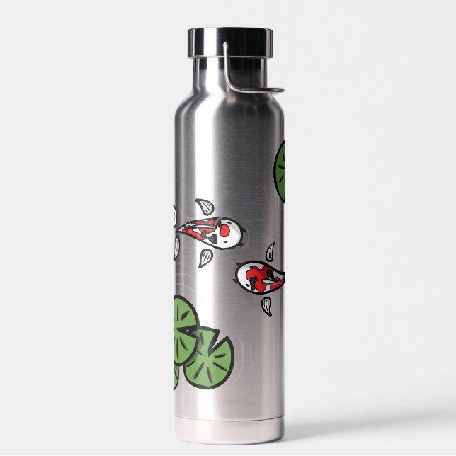 Bouteille D'eau Fuku et Heiwa le Koi (Gauche)