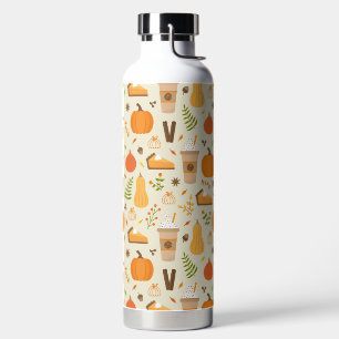 Bouteille D'eau Fun Orange Fall Motif