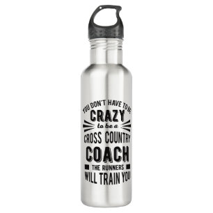 Bouteille D'eau Funky Cross Country Coach Crazy